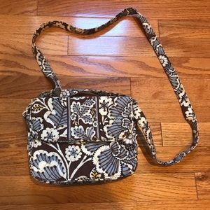 Slate Blooms Vera Bradley Rachel Crossbody Purse